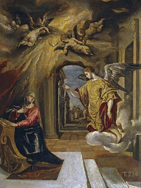El Greco La anunciacion